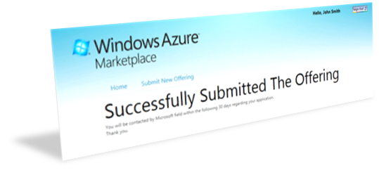 Hands-on lab: Windows Azure Marketplace for Applications
