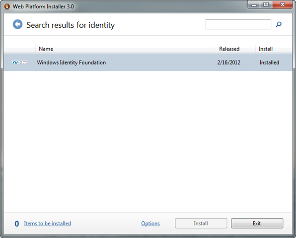 WIF Runtime Now Available on WebPI