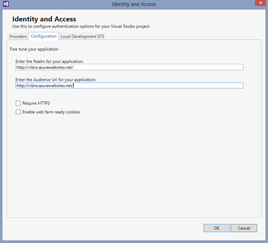 Running WIF Based Apps in Windows Azure Web Sites