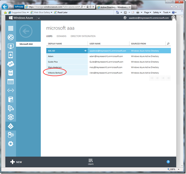 Managing Windows Azure AD from the Windows Azure Portal 2– Explore the Directory Features