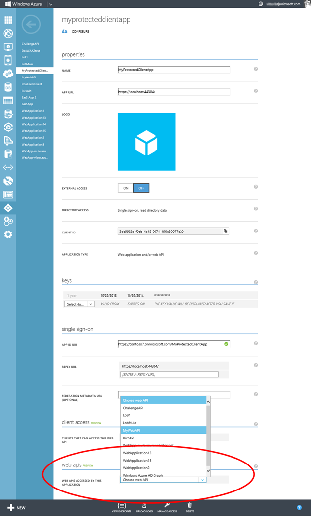Using ADAL’s AcquireTokenBy AuthorizationCode to Call a Web API From a Web App